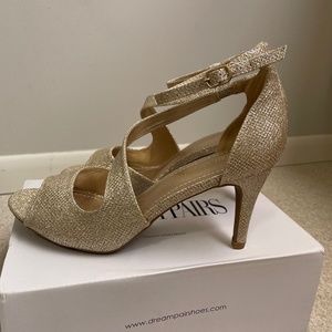 Glitter Gold Heels